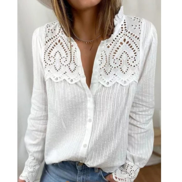 ๐ฅ๐HP๐New boutique long sleeved button top - Picture 6 of 13